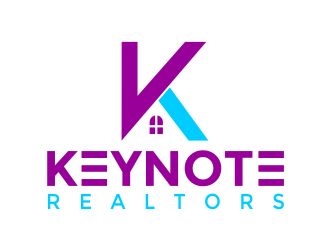 Keynote Realtors logo design by onetm
