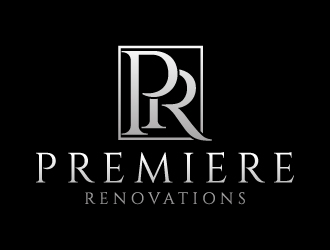 Premiere Renovations logo design by MonkDesign