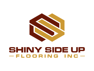 Shiny Side Up Flooring Inc logo design by Realistis