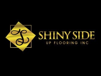 Shiny Side Up Flooring Inc logo design by Suvendu
