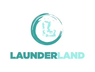 Launderland  logo design by twomindz