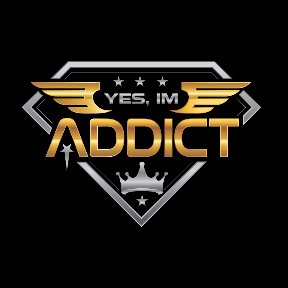 YES, IM ADDICT Digital Design - 48hourslogo