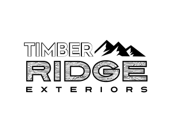 Timber Ridge Exteriors logo design by AisRafa