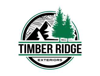 Timber Ridge Exteriors logo design by AisRafa