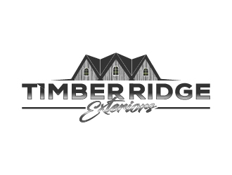 Timber Ridge Exteriors logo design by Hansiiip