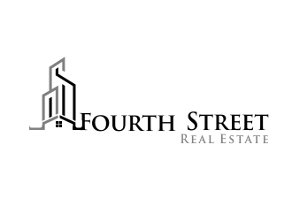 Fourth Street Real Estate logo design by kopipanas