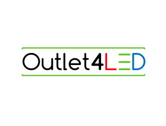 Outlet4LED logo design by BeDesign