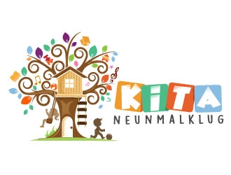 KITA neunmalklug logo design by Suvendu