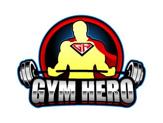 Gym Hero logo design by lestatic22