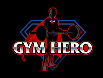 Gym Hero logo design by frontrunner