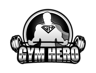 Gym Hero logo design by lestatic22