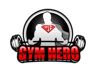 Gym Hero logo design by lestatic22