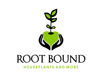 Root Bound  - Houseplants and More logo design by JessicaLopes
