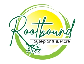 Root Bound  - Houseplants and More logo design by MAXR