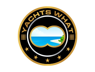 Yachts What (part of Super Yacht Captain) logo design by MarkindDesign