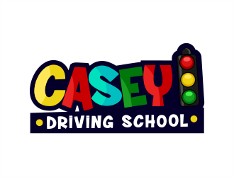 Casey Driving School logo design by evdesign