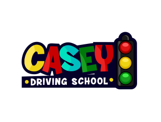 Casey Driving School logo design by evdesign