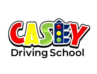 Casey Driving School logo design by DreamLogoDesign