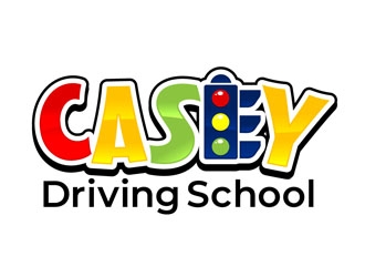 Casey Driving School logo design by DreamLogoDesign