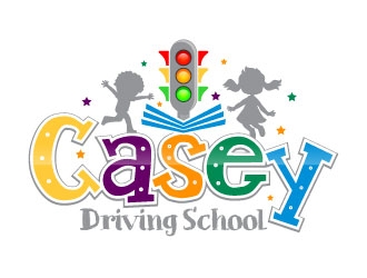 Casey Driving School logo design by Suvendu