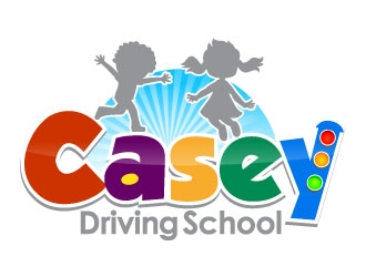 Casey Driving School logo design by Suvendu