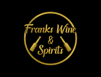 Franks Wine & Spirits logo design by Purwoko21