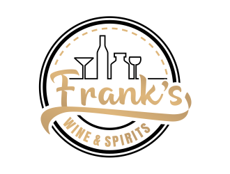 Franks Wine & Spirits logo design by cintoko