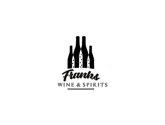 Franks Wine & Spirits logo design by logosmith