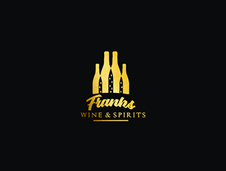 Franks Wine & Spirits logo design by logosmith