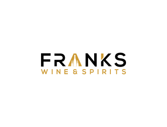 Franks Wine & Spirits logo design by kopipanas