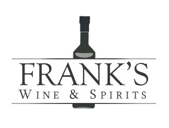 Franks Wine & Spirits logo design by Kalipso