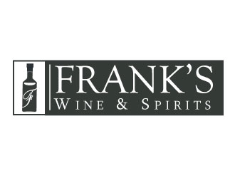 Franks Wine & Spirits logo design by Kalipso
