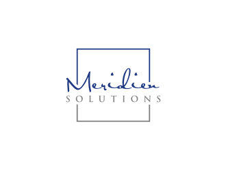 Meridien Solutions logo design by bricton