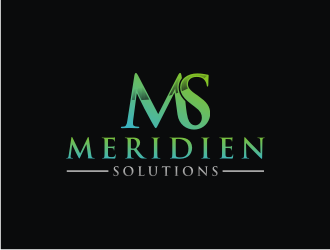 Meridien Solutions logo design by bricton