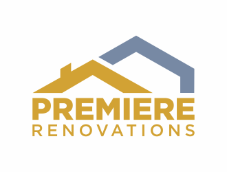 Premiere Renovations logo design by bombers