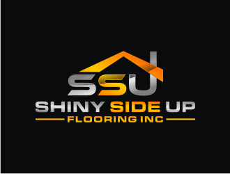 Shiny Side Up Flooring Inc logo design by bricton