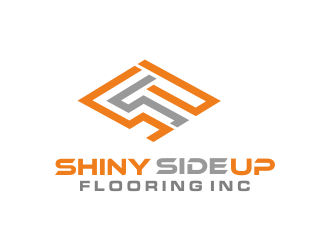 Shiny Side Up Flooring Inc logo design by mikael