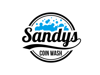Sandys Coin Wash logo design by AisRafa