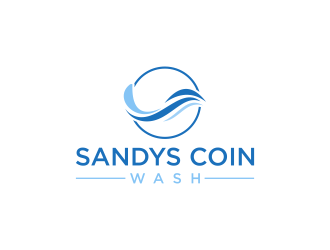 Sandys Coin Wash logo design by RIANW