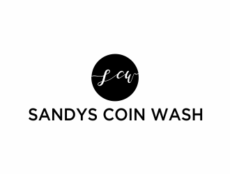Sandys Coin Wash logo design by afra_art
