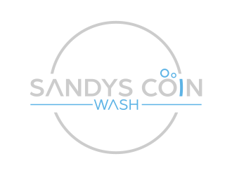 Sandys Coin Wash logo design by qqdesigns