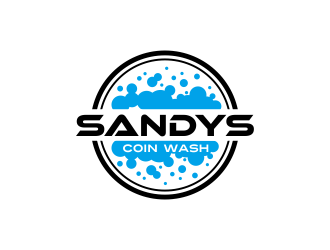 Sandys Coin Wash logo design by AisRafa
