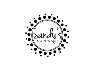Sandys Coin Wash logo design by johana