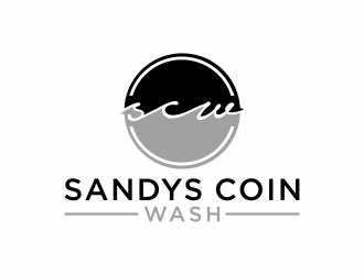 Sandys Coin Wash logo design by checx