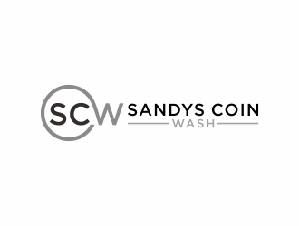 Sandys Coin Wash logo design by checx
