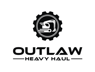 Outlaw Heavy Haul logo design by mbamboex