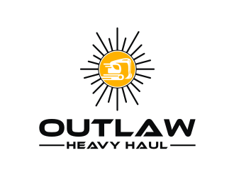 Outlaw Heavy Haul logo design by mbamboex