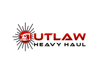 Outlaw Heavy Haul logo design by mbamboex