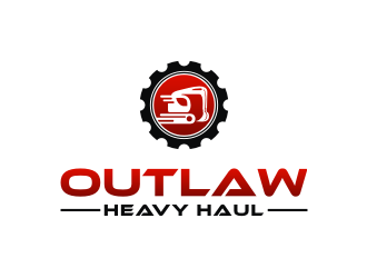 Outlaw Heavy Haul logo design by mbamboex