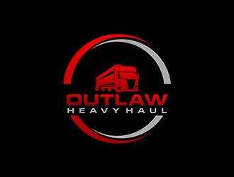 Outlaw Heavy Haul logo design by EkoBooM